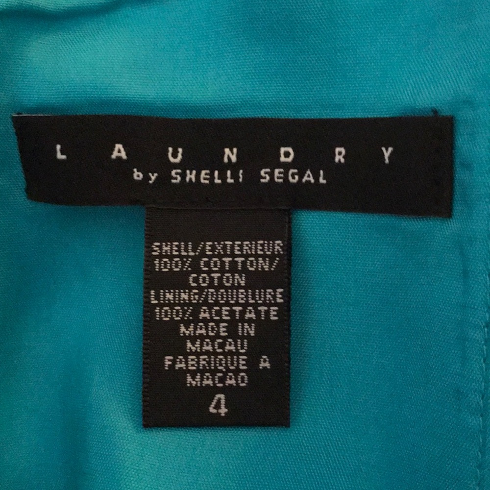 Laundry Turquoise Halter Dress - Picture 5 of 5